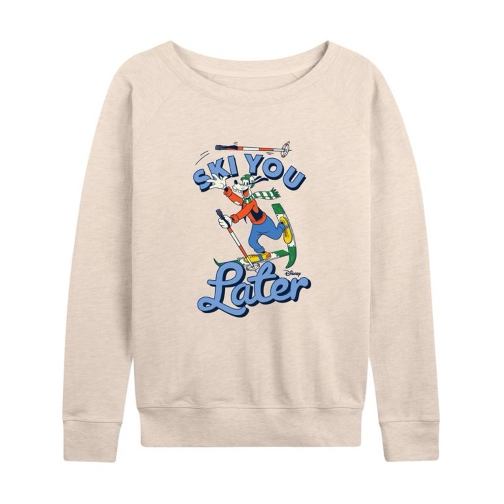 Disney - Ski You Later - Women's Lightweight French Terry Long Sleeve Shirt